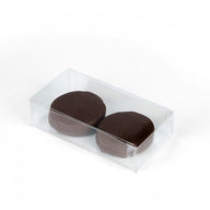 Clear - Oreo / Macaron Box - (2 Pc.) 4-1/4 x 2-1/8 x 1"