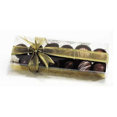 Clear - Geneva Candy Box - (Medium) 8-1/4 x 2-3/4 x 1-1/8"