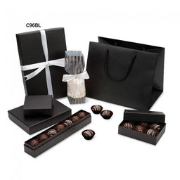 Matte Black - Set Up Candy Box - (24 Pc.) 9-1/2 x 6-3/8 x 1-3/16"