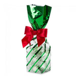 Green Diagonal Stripe - Stand Up Candy Bag - (1/2 lb) 2-1/4 x 2 x 91/2"
