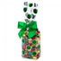 Green Large Dots - Stand Up Candy Bag - (1/2 lb) 2-1/4 x 1-7/8 x 9-1/2"