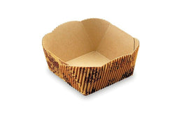 Country House Brown - Square Baking Tray - (6.8 oz) 2.6 x 2.6 x 1.6"