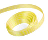 White / Lemon - Candy Swirl Ribbon - 3/8" x 100 Yards