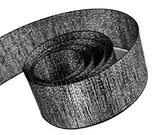 Black / Silver - Casual Chic Ribbon - 1-1/2" x 50 Yards