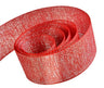 Red / Silver - Casual Chic Ribbon - 5/8" x 100 Yards