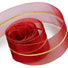 Red / Gold - Chandelle Ribbon - 1-1/2" x 100 Yards