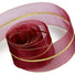Wine / Gold - Chandelle Ribbon - 1-1/2" x 100 Yards