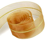 Old Gold / Gold - Chandelle Ribbon - 1-1/2" x 25 Yards