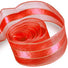Red / Gold - Chic Sheer Ribbon - 1-1/2" x 50 Yards