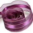 Plum / Gold - Chic Sheer Ribbon - 1-1/2" x 50 Yards