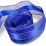 Royal Blue / Gold - Chic Sheer Ribbon - 1-1/2" x 50 Yards