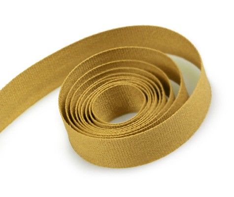 Hazelnut - Natural Cotton Tape Ribbon - 3/8" x 50 Yards