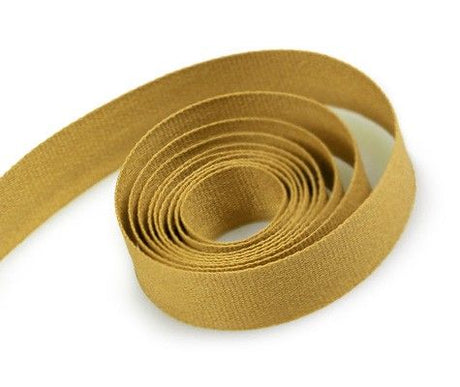 Hazelnut - Natural Cotton Tape Ribbon - 5/8" x 25 Yards