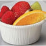 White - Curled Cup - (2.4 oz) 2 x 1.2"