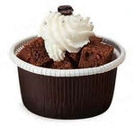 Brown - Curled Cup - (2.4 oz) 2 x 1.2"