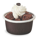 Brown - Curled Cup - (6.1 oz) 2.8 Dia. x 1.6" H