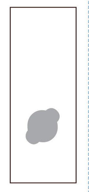 White / Natural Kraft - Reversible - Cupcake Insert - 3-15/16 x 3-15/16 x 3/4" (Mini 1 Cup) - Fits in a 4 x 4" Box