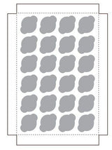 White / Natural Kraft - Reversible - Cupcake Insert - 13-15/16 x 9-15/16 x 3/4" (Mini 24 Cup) - Fits in a 14 x 10" Box
