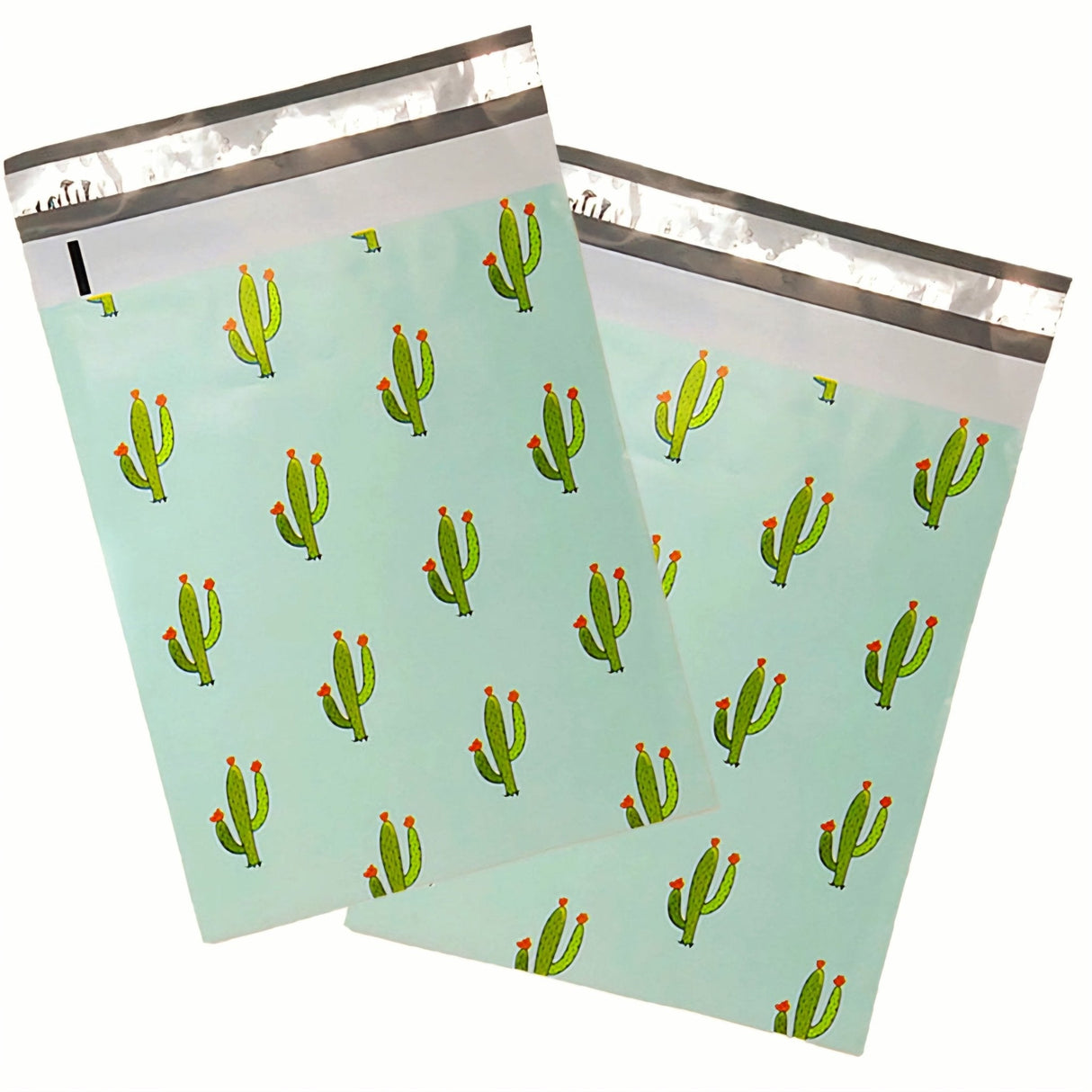 Cactus Mint Poly Mailers Size 6x9 Shipping Bags