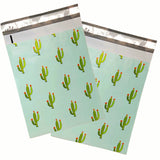 Cactus Mint Poly Mailers Size 6x9 Shipping Bags