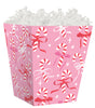 Candy Canes & Ribbons - Sweet Treat Boxes - 4 x 4 x 4-1/2"