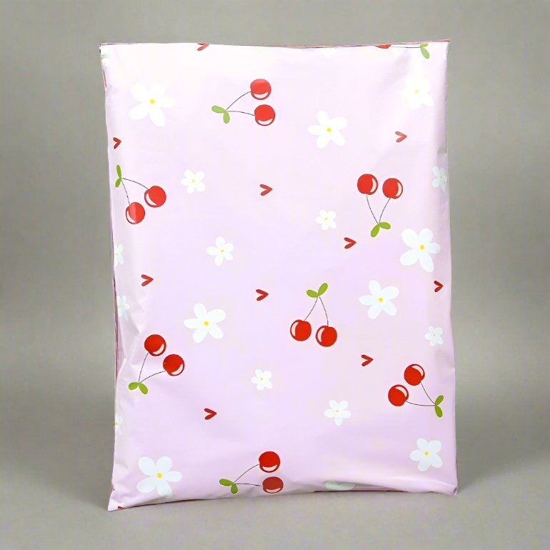 Cherry Poly Mailers Size 7.5x10.5 Shipping Bags