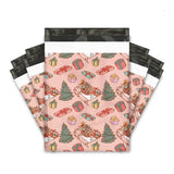 Christmas Sleigh Poly Mailers Size 10x13 Winter Shipping Bags