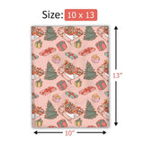 Christmas Sleigh Poly Mailers Size 10x13 Winter Shipping Bags