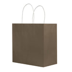 Coco Brown - Smooth Top Egde Shopping Bag - 10 x 5 x 10"