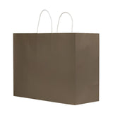 Coco Brown - Smooth Top Egde Shopping Bag - 16 x 6 x 13"