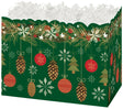 Cozy Ornaments - Basket Box - 10-1/4 x 6 x 7-1/2"