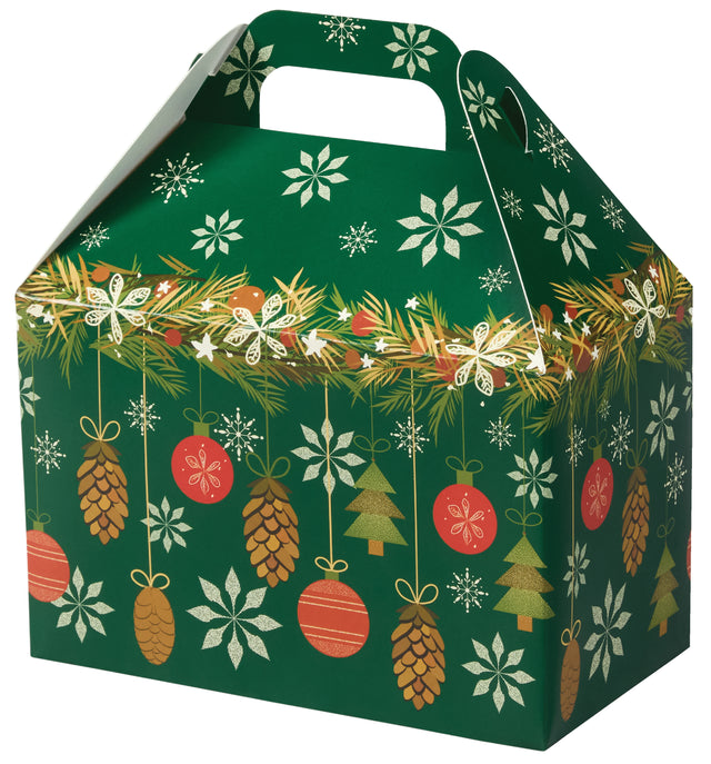 Cozy Ornaments - Gable Box - 8-1/2 x 5 x 5-1/2"