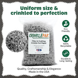 Crinkle Paper 40lb Gray