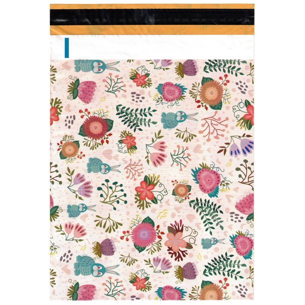 Cute Bunny Poly Mailers Size 10x13 Spring Shipping Bags Bunnies