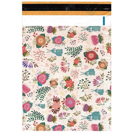 Cute Bunny Poly Mailers Size 10x13 Spring Shipping Bags Bunnies