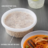 Pactiv Newspring DELItainer 8oz PP Container with LLDPE Lid, Clear (QTY 240), SKU YL2508