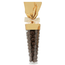 Clear / Gold Foil Top Candy Cornet - (Large) 1-3/4 x 6-1/4"