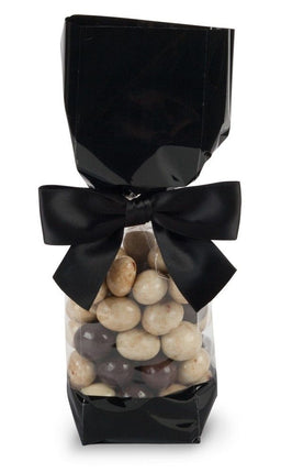Black - Deluxe Candy Bag - 2 x 1-7/8 x 9-1/2"