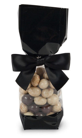 Black - Deluxe Candy Bag - 2 x 1-7/8 x 9-1/2"