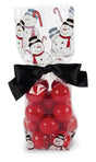 Snowman Bag - Deluxe Candy Bag - 2 x 1-7/8 x 9-1/2"