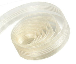 Ivory - Dainty Ribbon - 7/8" x 25 Yards