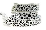 Dalmatian White - Pet Theme Ribbon - 7/8" x 100 Yards