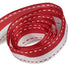 Red / White - Dash 2 Dash Ribbon - 1" x 100 Yards