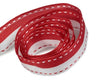 Red / White - Dash 2 Dash Ribbon - 1" x 100 Yards