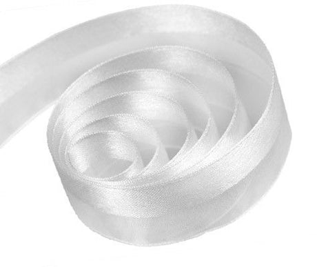 White - Demi-Luxe Ribbon - 1-1/2" x 100 Yards