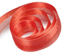 Red - Demi-Luxe Ribbon - 7/8" x 100 Yards