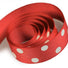 Red - Domino Dots Ribbon - 7/8" x 100 Yards