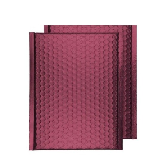 Dark Purple Metallic Bubble Mailers Size 8.5x12 Padded Envelopes