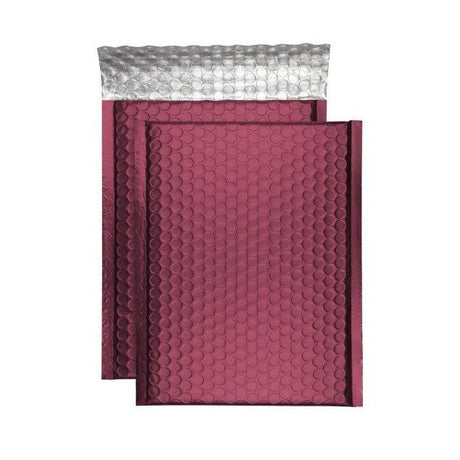 Dark Purple Metallic Bubble Mailers Size 8.5x12 Padded Envelopes