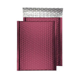 Dark Purple Metallic Bubble Mailers Size 8.5x12 Padded Envelopes